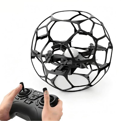 Brushless Motor Soccer Drone, 200mm RC Quadcopter for Youth Training & Racing