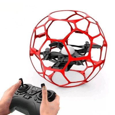 Brushless Motor Soccer Drone, 200mm RC Quadcopter for Youth Training & Racing