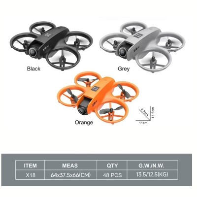X18 Mini Drone with 4K Dual Camera, Smart Obstacle Avoidance RC Quadcopter