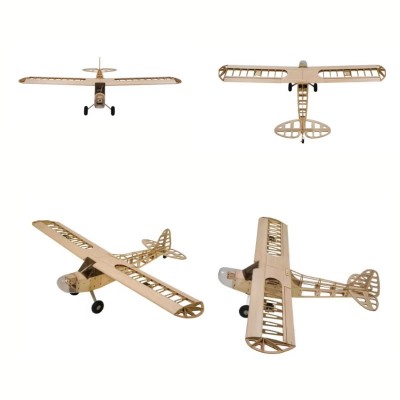 30E J3 Cub RC Airplane, 1.2m Balsa Wood Kit for RC Flying, Beginner Friendly