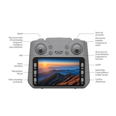 4.3 Inch Display M3 RC Drone, Brushless Motor Long Flight Aerial Aircraft