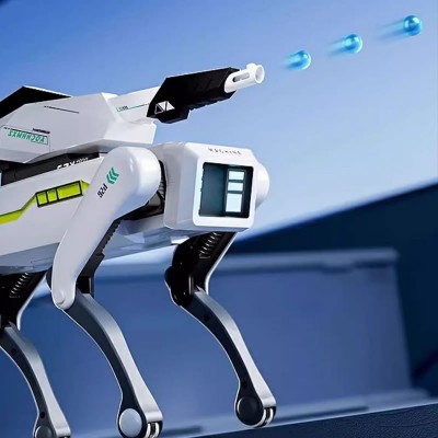 AI Smart Robot Dog Voice Control Bionic RC Mechanical Dog with Water Bullet Launch