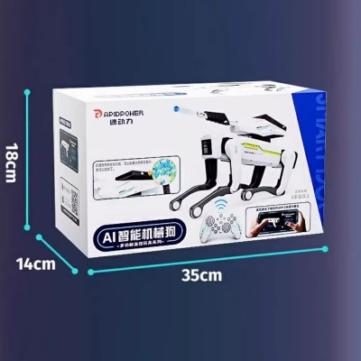 AI Smart Robot Dog Voice Control Bionic RC Mechanical Dog with Water Bullet Launch